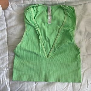 Lime Green Urban Outfitters Crop Top